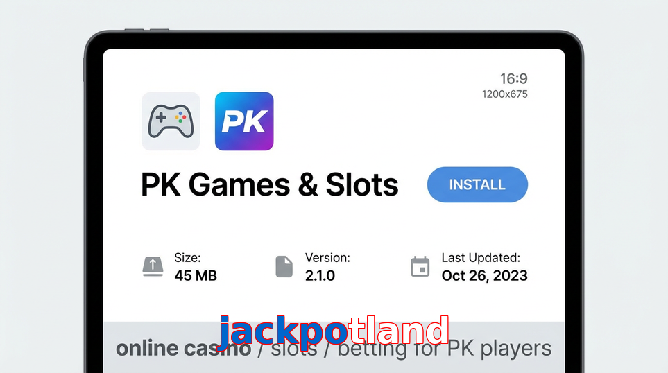 Game list for Jackpotland gameapk section